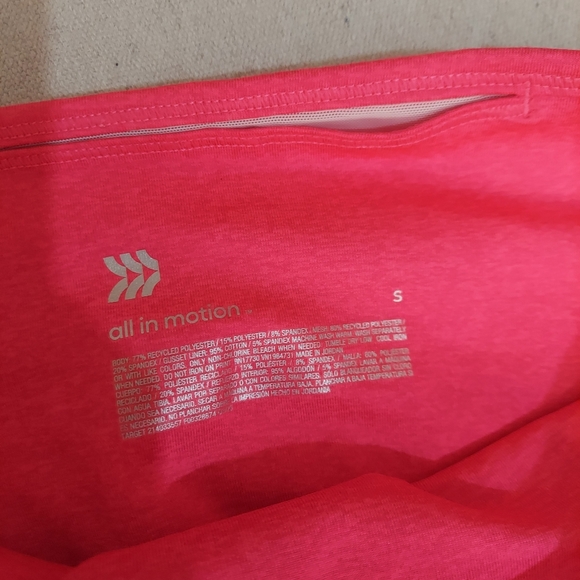 Women's Allover Cozy Leggings - All in Motion™ Heathered Pink Sz Small - Picture 3 of 11